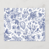 Carte Recette Chinoserie Bleue (Dos)