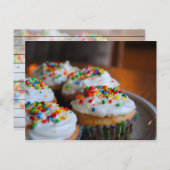 Carte Recette Confetti Cupcakes (Devant / Derrière)