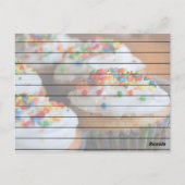 Carte Recette Confetti Cupcakes (Dos)