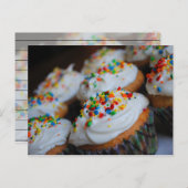 Carte Recette Confetti Cupcakes (Devant / Derrière)