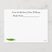 Carte Recette Cookie de Noël (Dos)