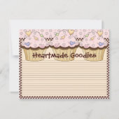 Carte Recette Cupcake (Devant)