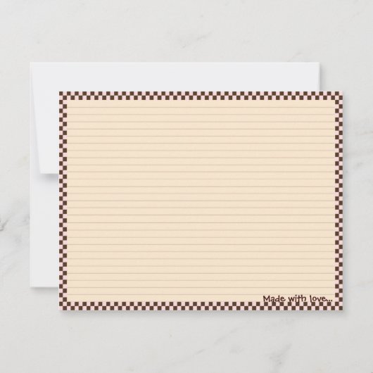 Carte Recette Cupcake (Dos)