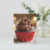 Carte Recette Cupcake au chocolat (Debout devant)