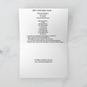 Carte Recette de beurre (Intérieur)