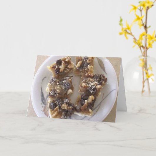 Carte Recette de beurre (Fleur jaune)