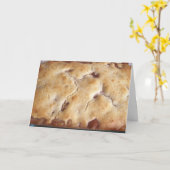 Carte Recette de Cobbler de Fruits (Fleur jaune)