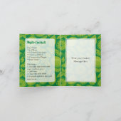 Carte Recette de cocktail Mojito (Intérieur)