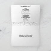 Carte Recette de Cookie Ermite (Intérieur)