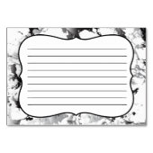 Carte Recette de marbre (Dos)