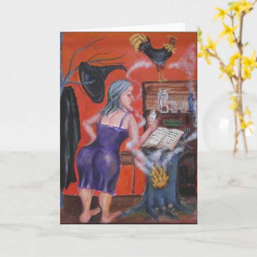 Carte Recette de sorcière (Fleur jaune)