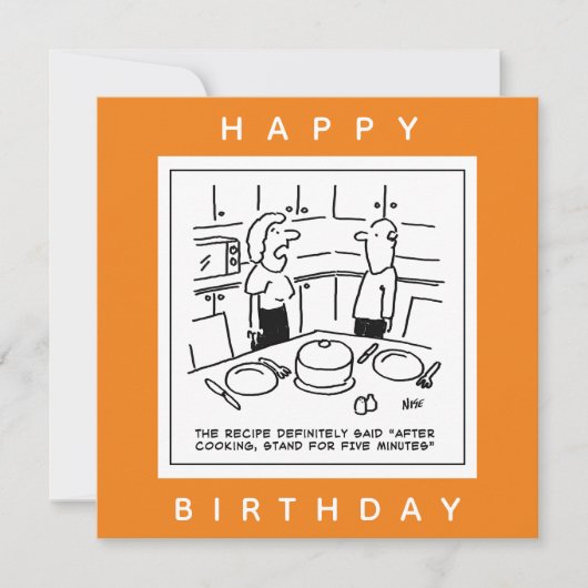 Carte Recette Dit Se tenir après le dessin de Cuisine (Devant)