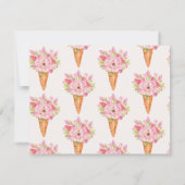 Carte Recette Fête des mariées crème glacée chic (Dos)