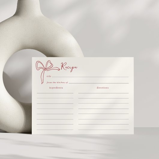 Carte Recette Fête des mariées Dolce Vita