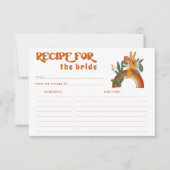 Carte Recette Fête des mariées Super rétroactive (Devant)