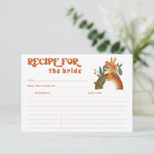Carte Recette Fête des mariées Super rétroactive (Debout devant)