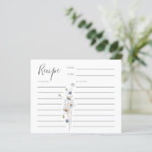 Carte Recette Fleur sauvage Dainty (Debout devant)