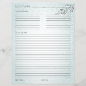 Carte Recette Foliage de Noël et Berries (Dos)