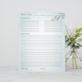 Carte Recette Foliage de Noël et Berries (Debout devant)