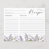 Carte Recette Lavande et Lilacs (Devant)