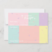 Carte Recette Pastel Retro (Devant)