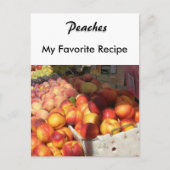 Carte Recette - Pêche (Devant)