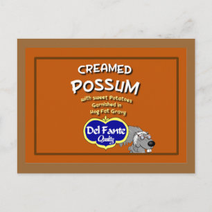 Carte Recette Possum Creamed