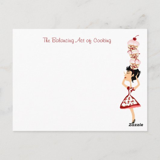 Carte Recette Rétro (Dos)