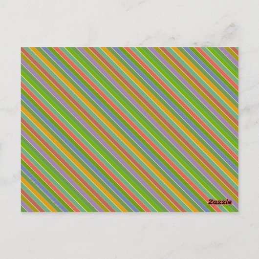 Carte Recette Rétro Colorée Grattée (Dos)