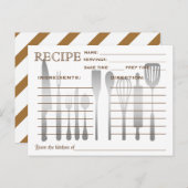 Carte Recette Rétro triée (Devant / Derrière)