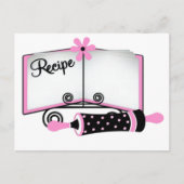 Carte Recette rose et noire (Devant)