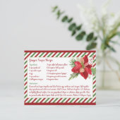 Carte Recette Snaps Gingembre Cute (Debout devant)