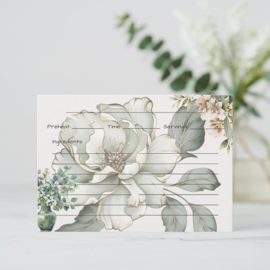 Carte Recette Tranquilité (Debout devant)