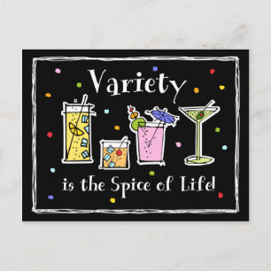 Carte Recette Variété Cocktail