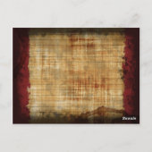 Carte Recette - vieux avec taches (Dos)