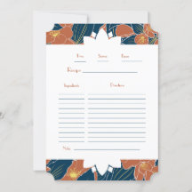 Recettes et souvenirs Recette d'automne florale pl