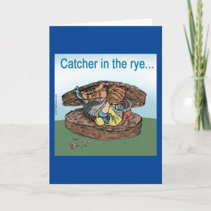 Carte Receveur de baseball dans les champs