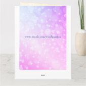 Carte Recevez des voeux de guérison (Dos)