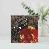 Carte Réchauffement climatique - Maison en feu - Fête du (Debout devant)