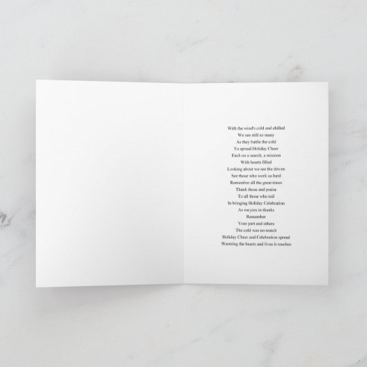 Carte Réchauffer le froid (Intérieur)