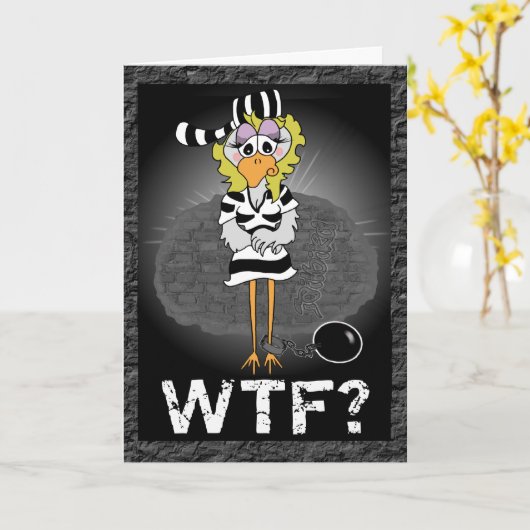 Carte Récidiviste de prison (Fleur jaune)