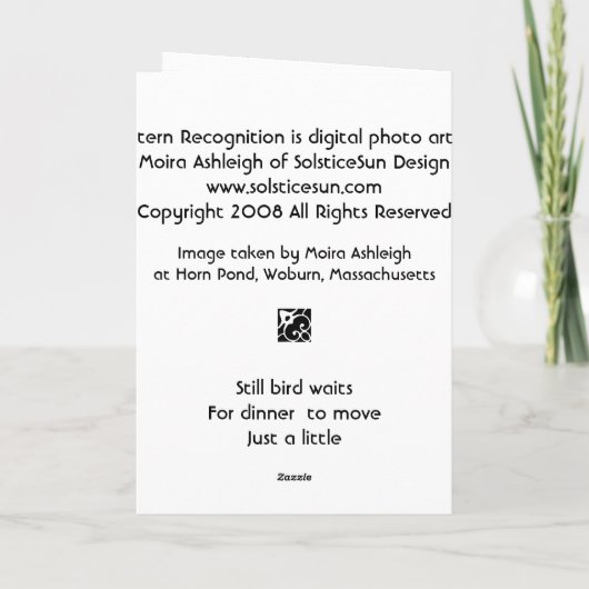 Carte Récognition (Dos)