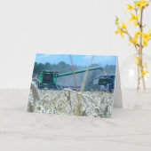 Carte Récolte de blé cultivant l'agriculture rurale (Fleur jaune)