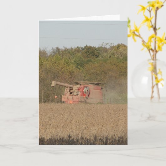 Carte Récolte de soja (Fleur jaune)