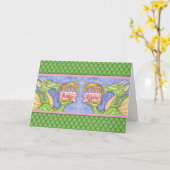 CARTE RÉCOLTE D'INCENDIE DRAGON ÉCLAIRANT LES BOUGIES D' (Fleur jaune)