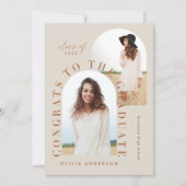 Carte Récolte géométrique de rouille moderne multi photo (Devant)