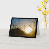 Carte Récolte Soleil levant (Fleur jaune)