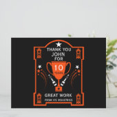 Carte Reconnaissance du service de longue durée (Debout devant)