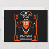 Carte Reconnaissance du service de longue durée (Devant)