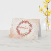 Carte Reconnaissant envers les Donateurs à l'Action de G (Fleur jaune)